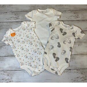 Carter's White Bodysuits Bear Bodysuits Just One You 3M